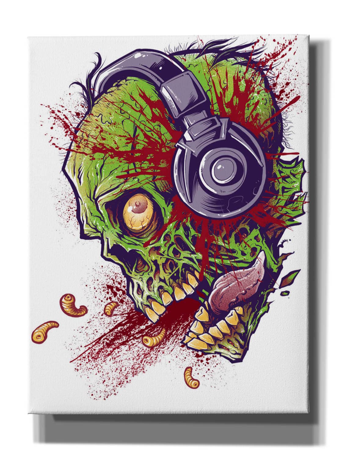 Amazon.com: Epic Graffiti 'Zombie With Headphones' by Flyland